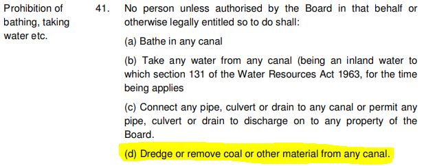 Magnet Fishing Laws General Canal Byelaws 1965